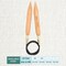 Knitter's Pride Basix Jumbo Birch Fixed Circular Needles 24"- Size 36/20mm
